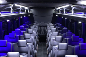 Rogers Charter Bus Interior