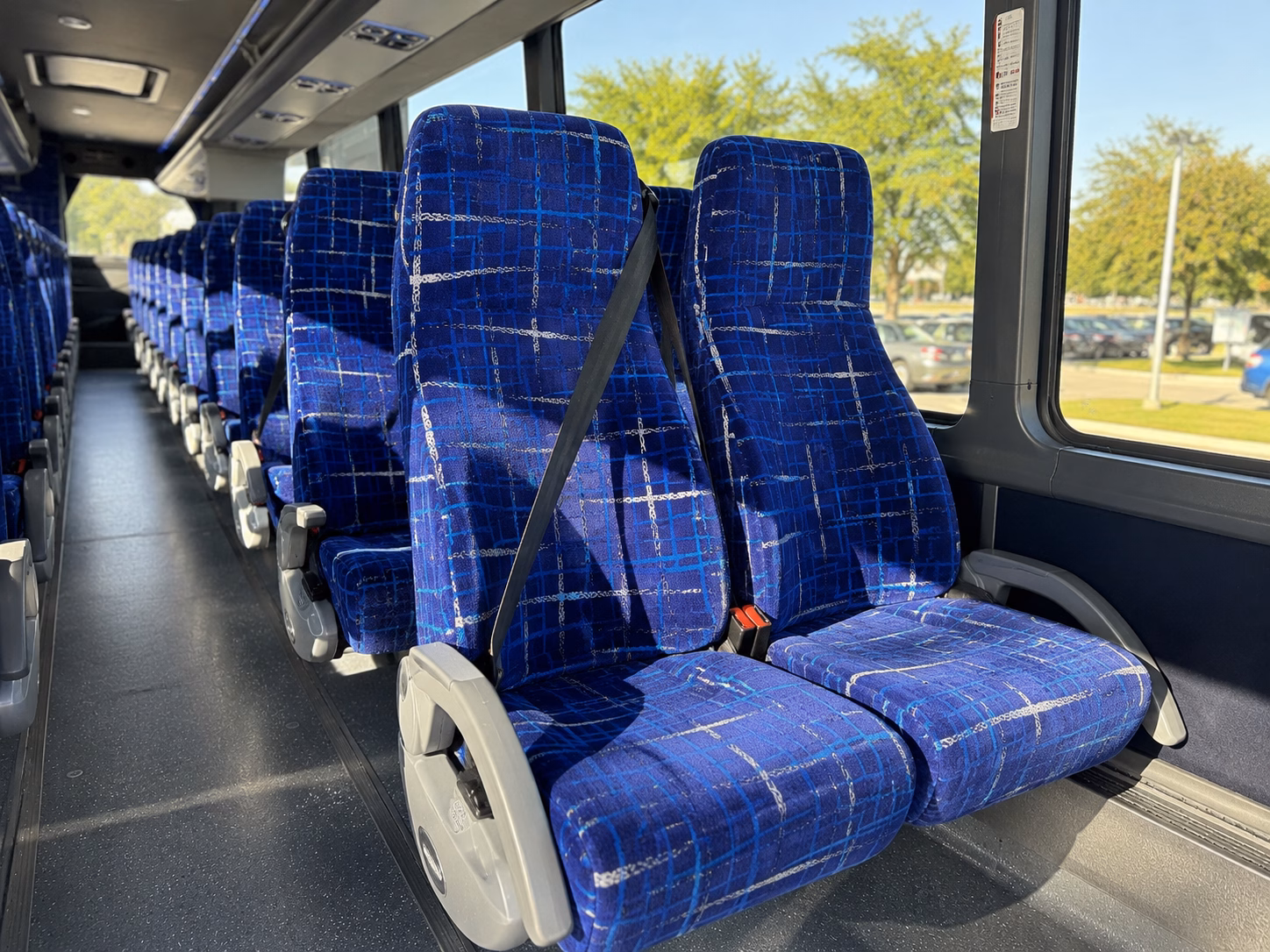 rogers airport transportation onboard seating